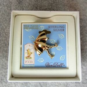 Vintage Sterling Silver Pin Christopher Robin Pooh